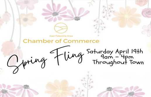 East Palestine Spring Fling invitation April 19th 9am-4pm